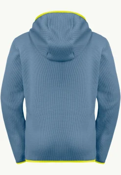 Jack Wolfskin Actamic Grid Midlayer K|Kinderen Voor- En Najaarsjacks/-Jassen|Fleece