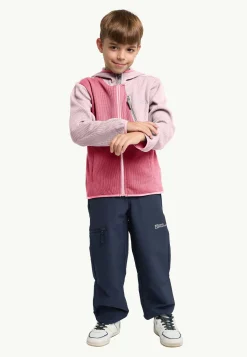 Jack Wolfskin Actamic Grid Midlayer K|Kinderen Voor- En Najaarsjacks/-Jassen|Fleece