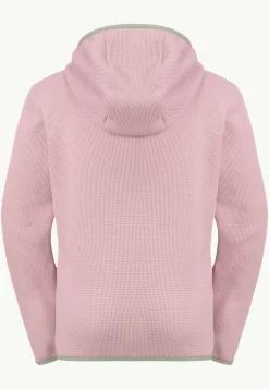 Jack Wolfskin Actamic Grid Midlayer K|Kinderen Voor- En Najaarsjacks/-Jassen|Fleece