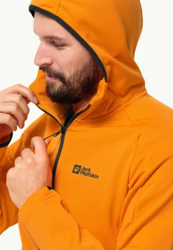 Jack Wolfskin Alpgrat Hooded Fz M|Heren Wandelen|Voor- En Najaarsjacks/-Jassen