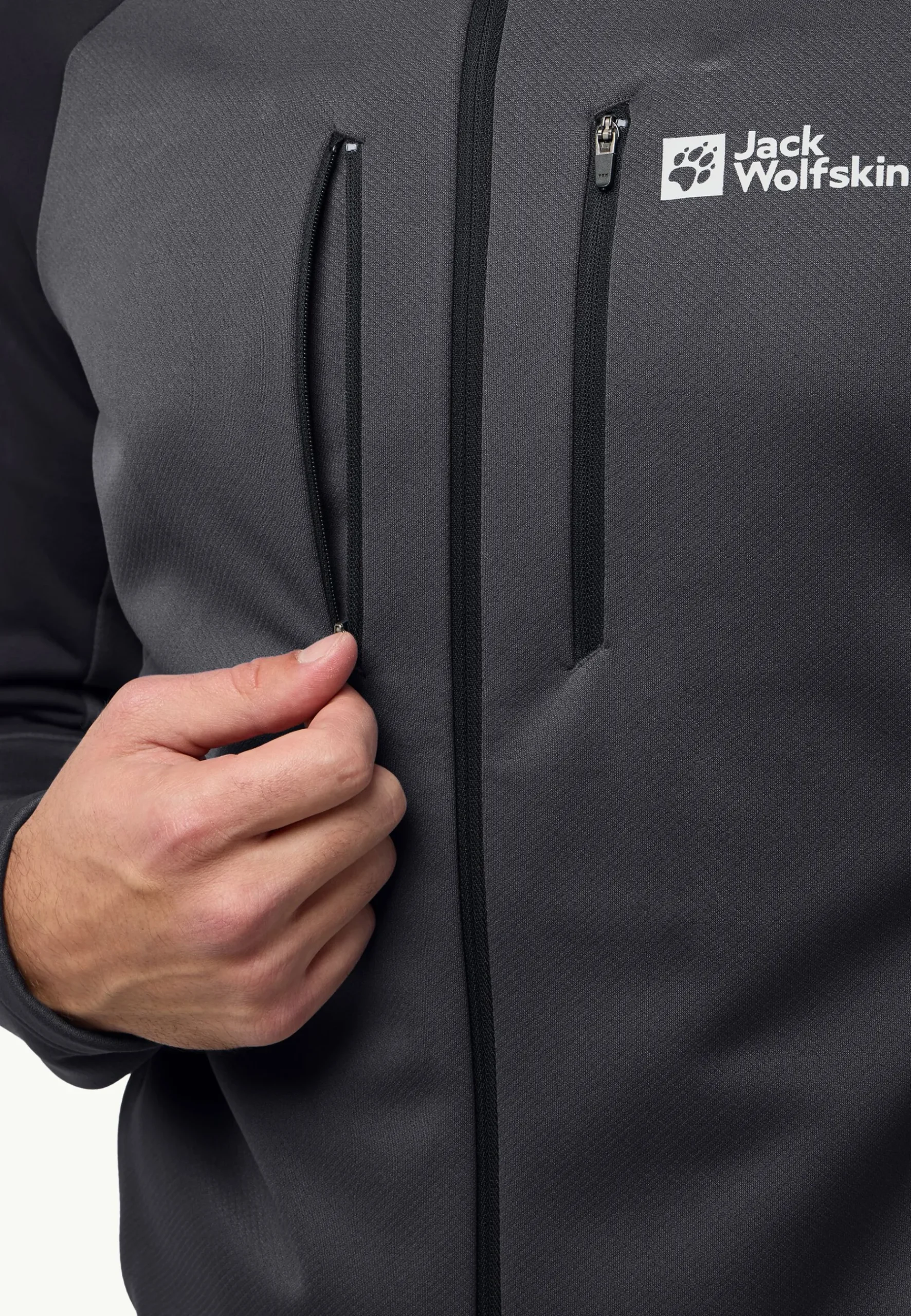 Jack Wolfskin Alpgrat Xt Jkt M|Heren Fleece|Hoodies & Pullovers