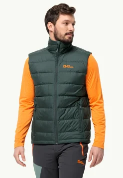 Jack Wolfskin Ather Down Vest M Rds|Heren Wandelen|Voor- En Najaarsjacks/-Jassen
