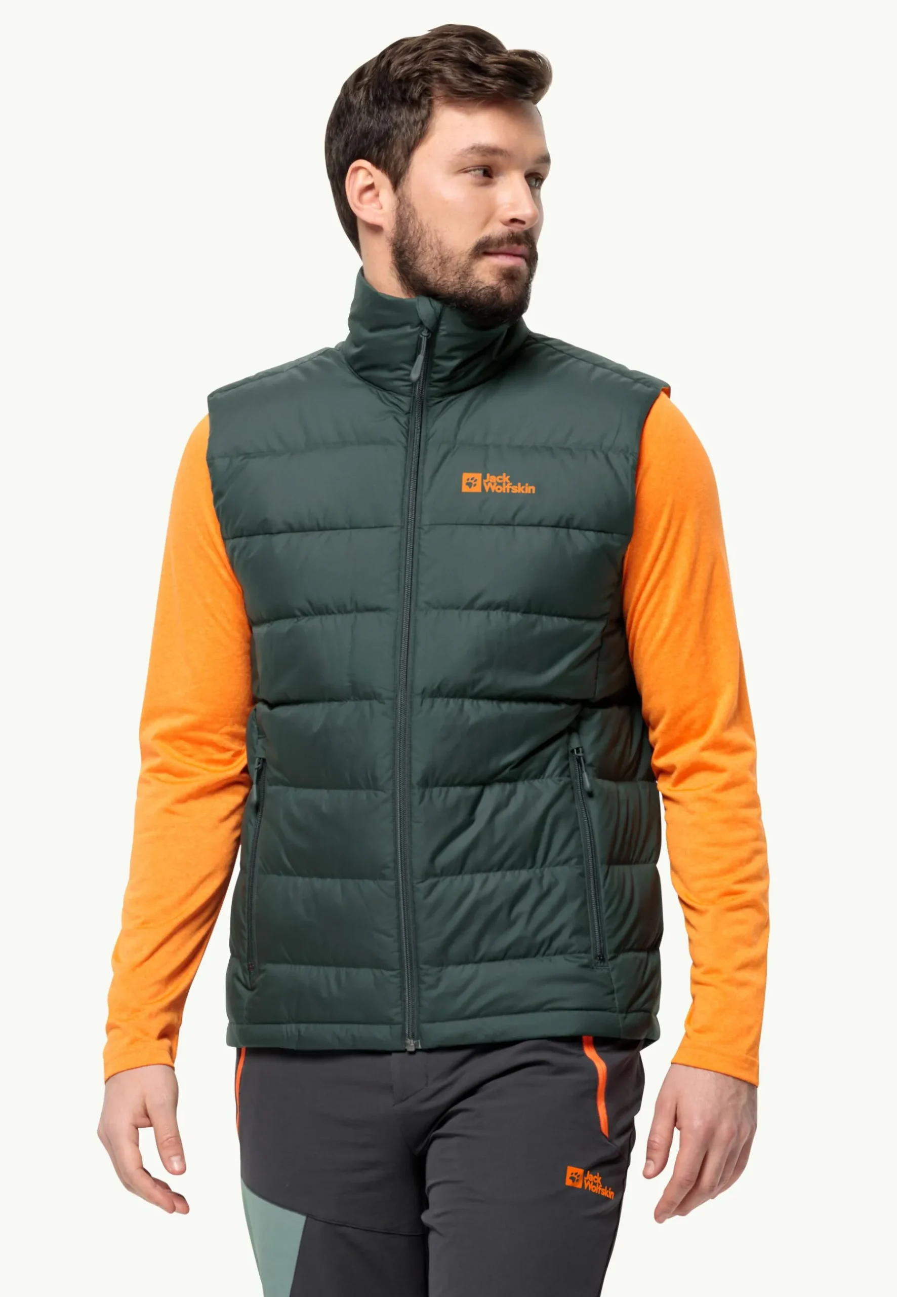 Jack Wolfskin Ather Down Vest M Rds|Heren Wandelen|Voor- En Najaarsjacks/-Jassen