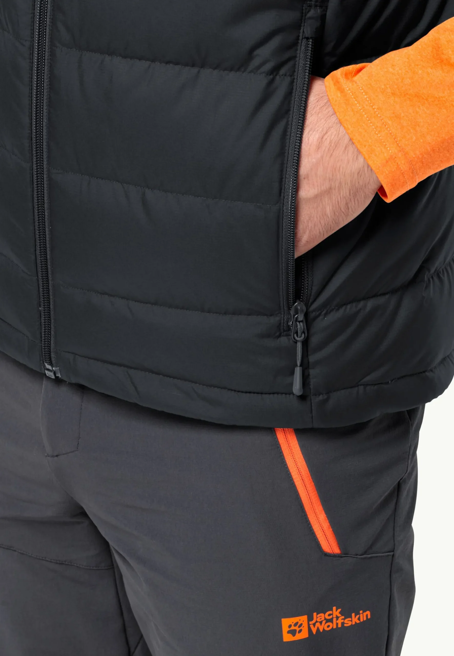 Jack Wolfskin Ather Down Vest M Rds|Heren Wandelen|Voor- En Najaarsjacks/-Jassen