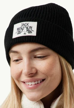 Jack Wolfskin Badge Beanie|DAMES Caps & Hoeden|Mutsen