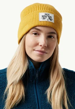 Jack Wolfskin Badge Beanie|DAMES Caps & Hoeden|Mutsen