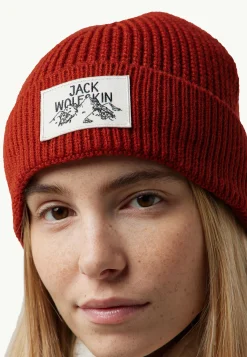 Jack Wolfskin Badge Beanie|DAMES Caps & Hoeden|Mutsen