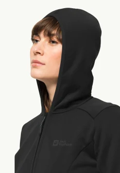 Jack Wolfskin Baiselberg Hooded Fz W|DAMES Lifestyle|Wandelen