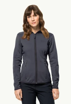 Jack Wolfskin Baiselberg Hooded Fz W|DAMES Lifestyle|Wandelen