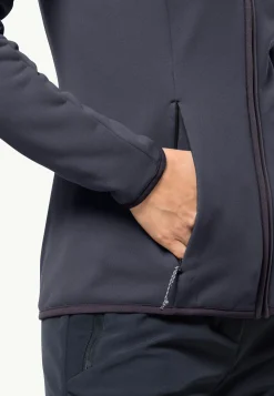 Jack Wolfskin Baiselberg Hooded Fz W|DAMES Lifestyle|Wandelen