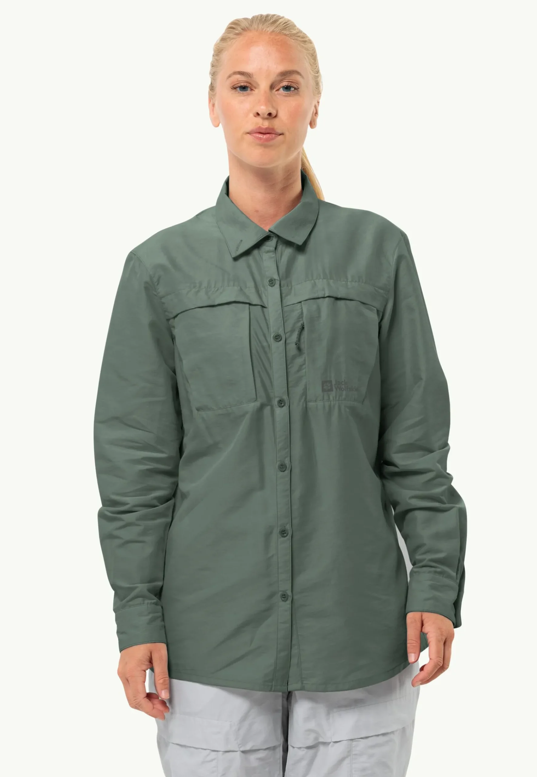 Jack Wolfskin Barrier Ls Shirt W|DAMES Trekking|Functionele Shirts