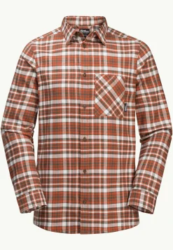 Jack Wolfskin Bergweg Shirt M|Heren Lifestyle|Overhemden