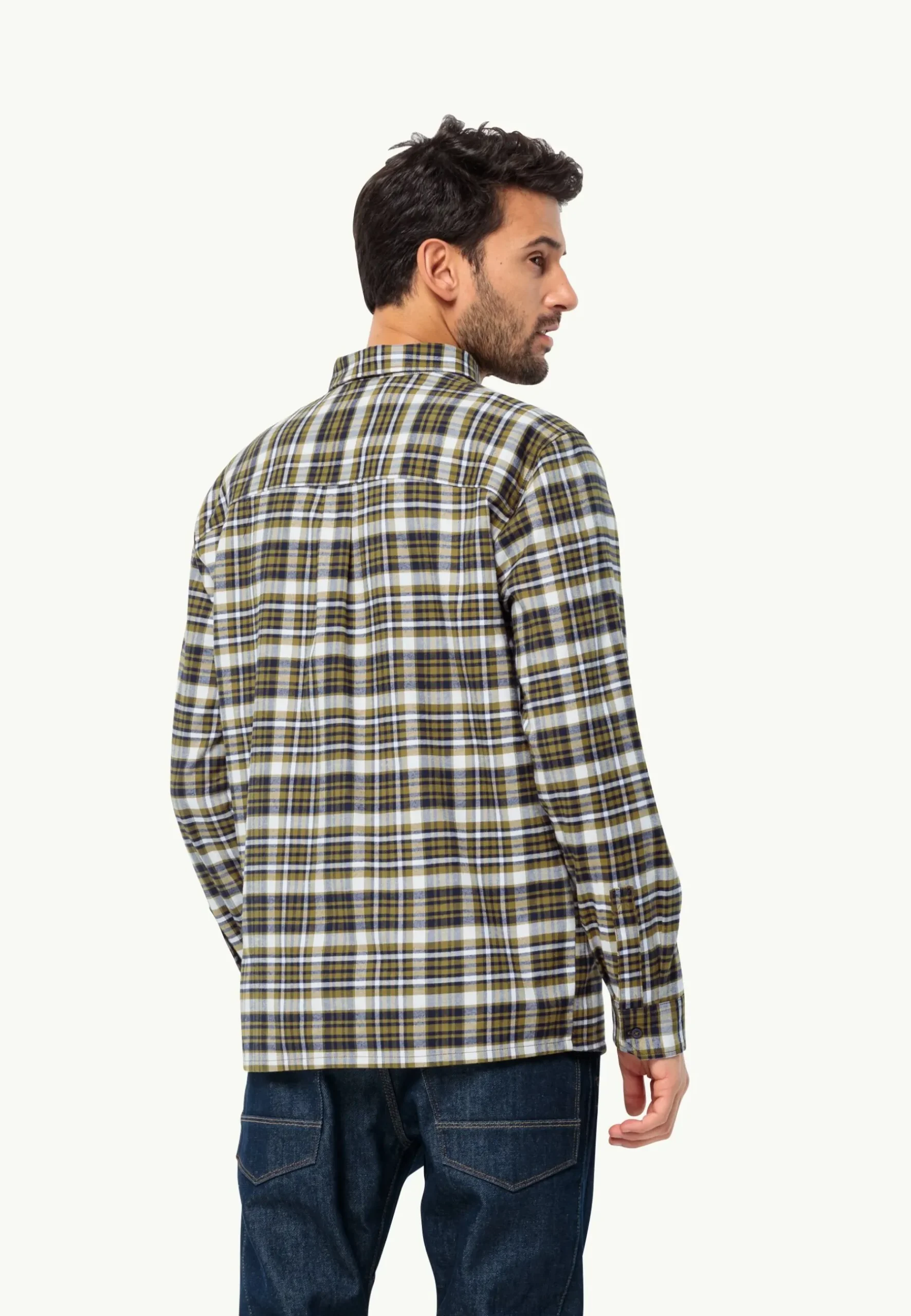 Jack Wolfskin Bergweg Shirt M|Heren Lifestyle|Overhemden