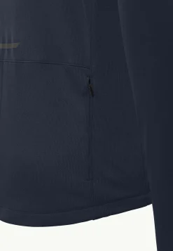 Jack Wolfskin Bike Commute Hz M|Heren Fleece Jacks