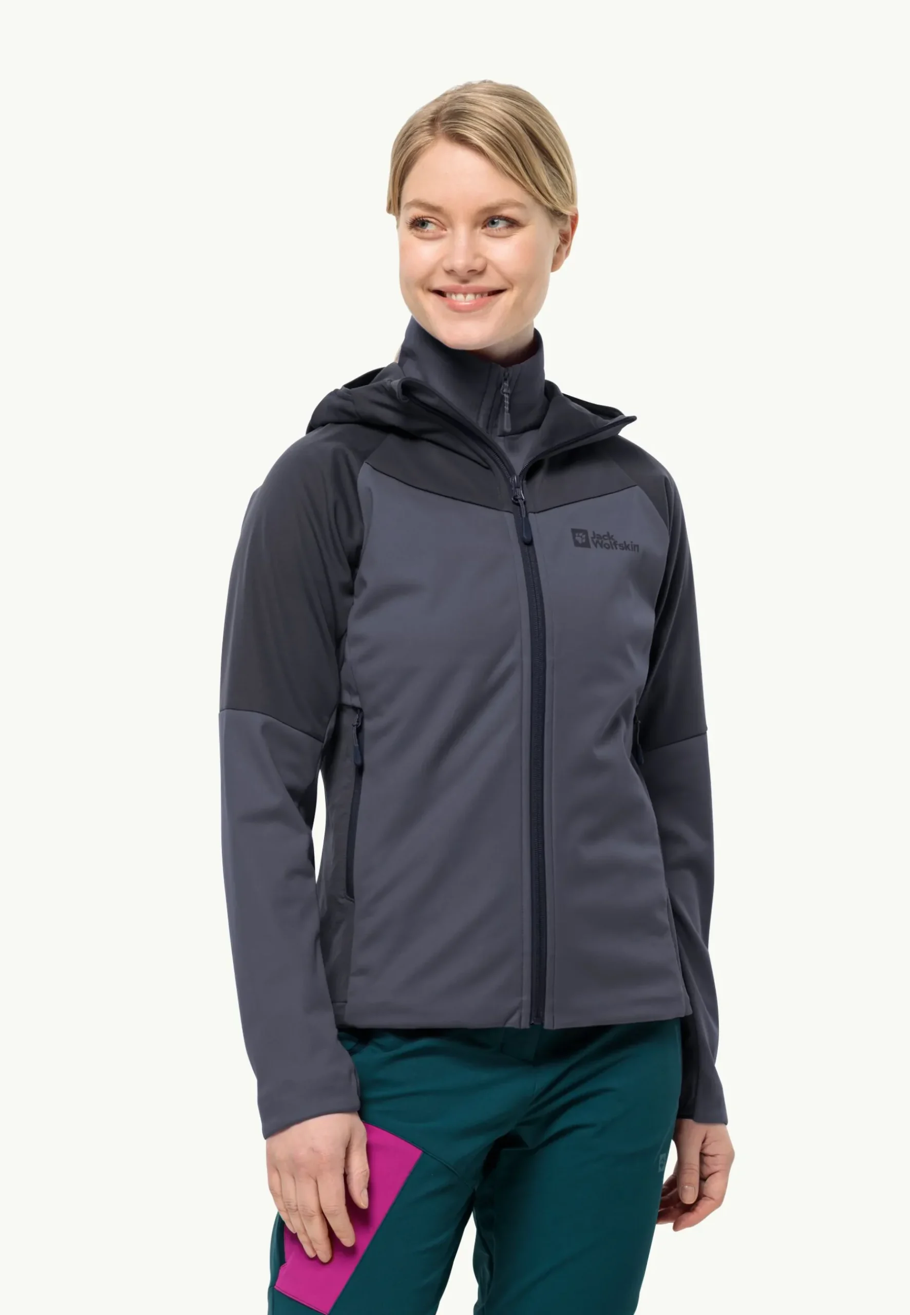 Jack Wolfskin Brisstal Hoody W|DAMES Wandelen|Voor- En Najaarsjacks/-Jassen