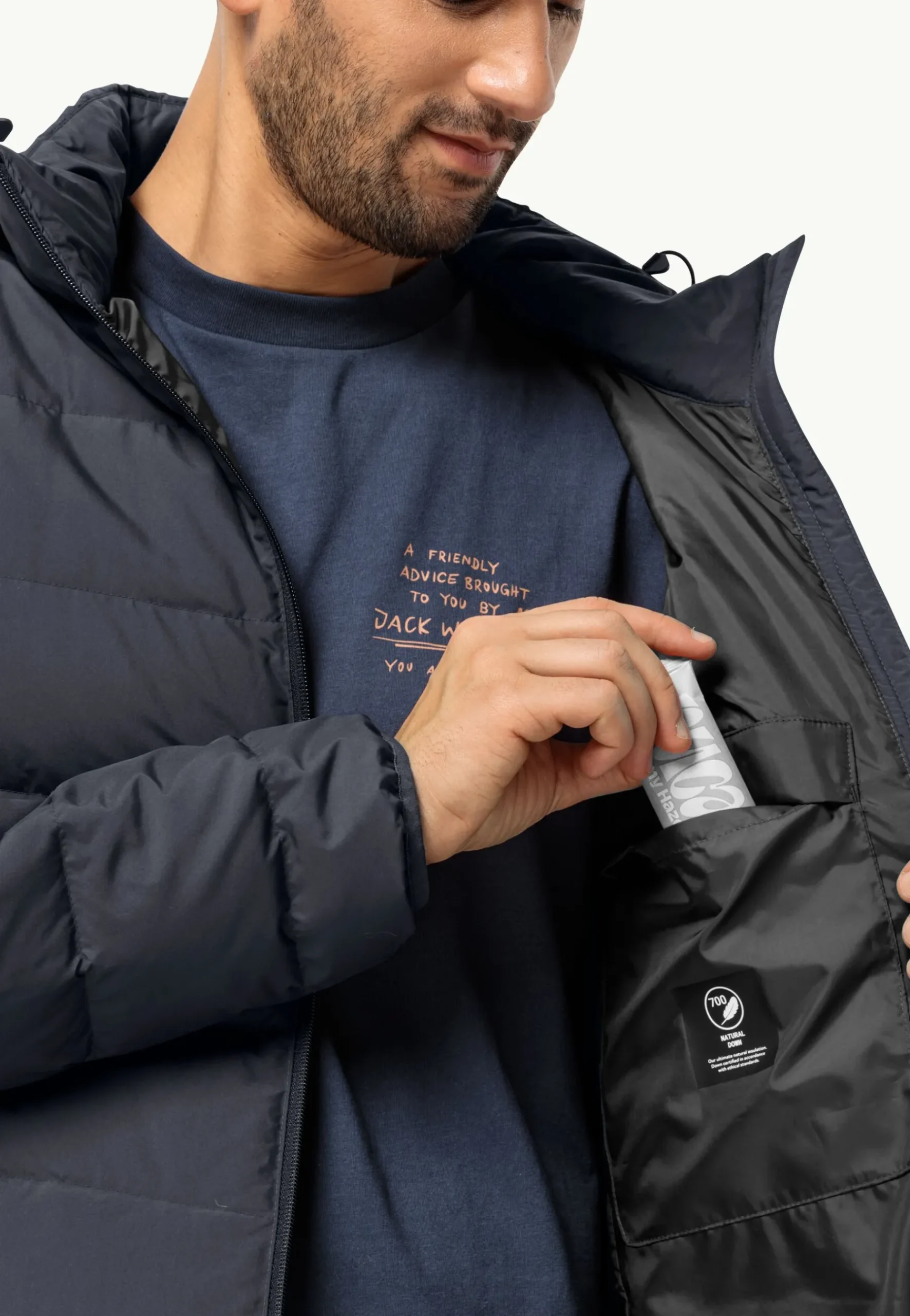 Jack Wolfskin Colonius Jkt M Rds|Heren Lifestyle|Voor- En Najaarsjacks/-Jassen