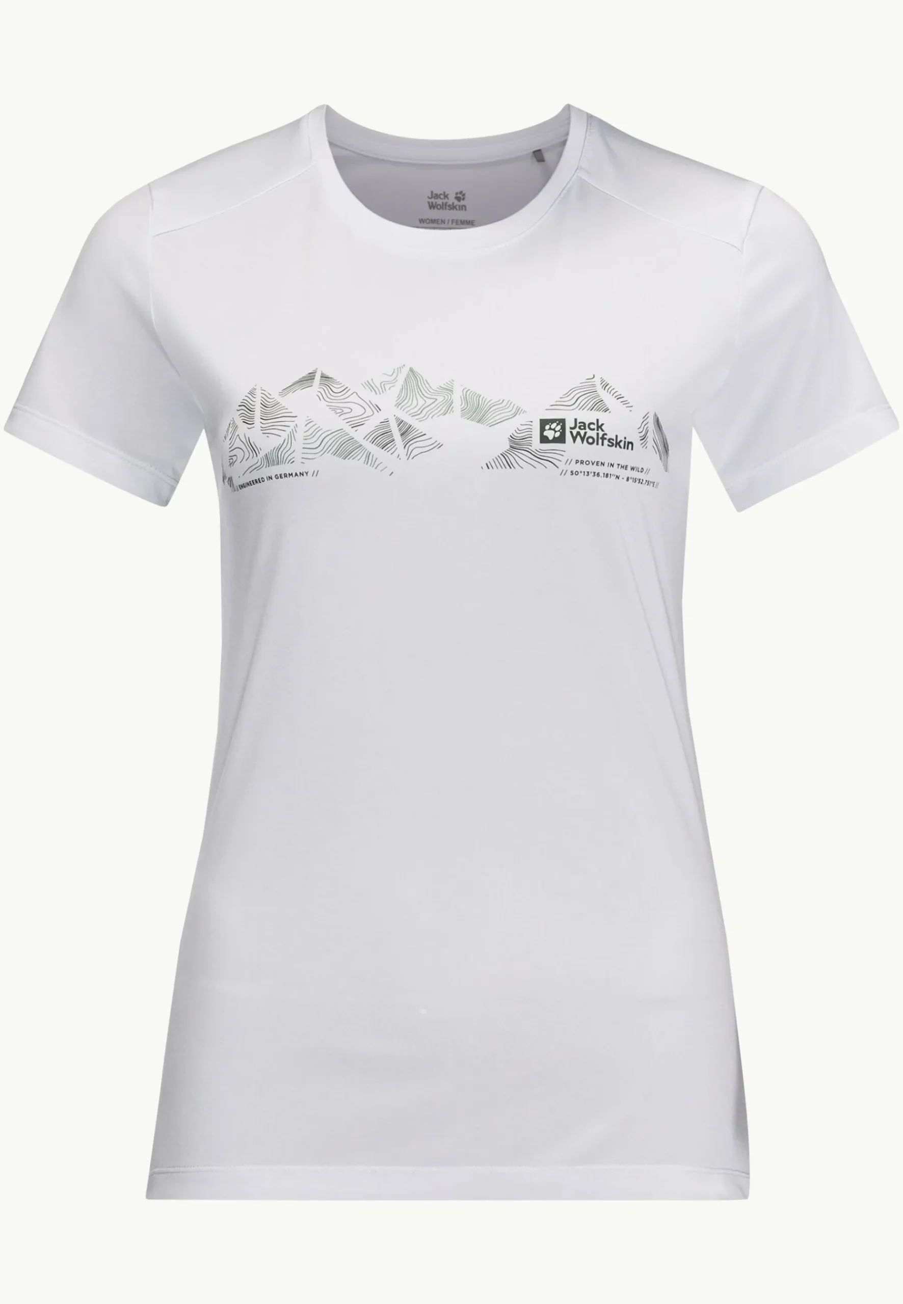Jack Wolfskin Crosstrail Graphic T W|DAMES Wandelen|Functionele Shirts