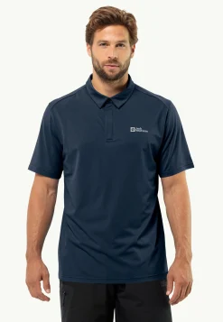 Jack Wolfskin Delgami Polo M|Heren Lifestyle|Functionele Shirts