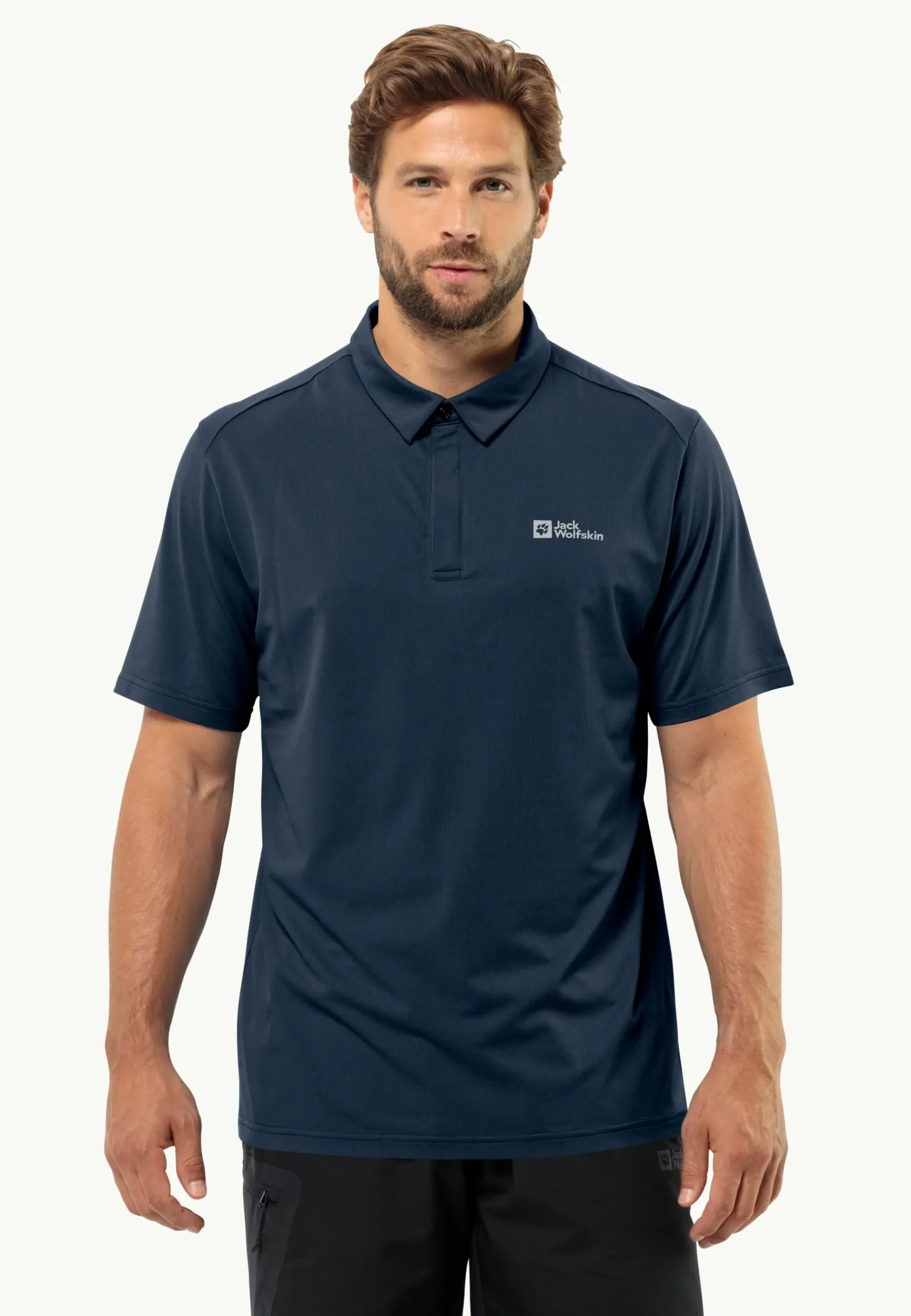Jack Wolfskin Delgami Polo M|Heren Lifestyle|Functionele Shirts