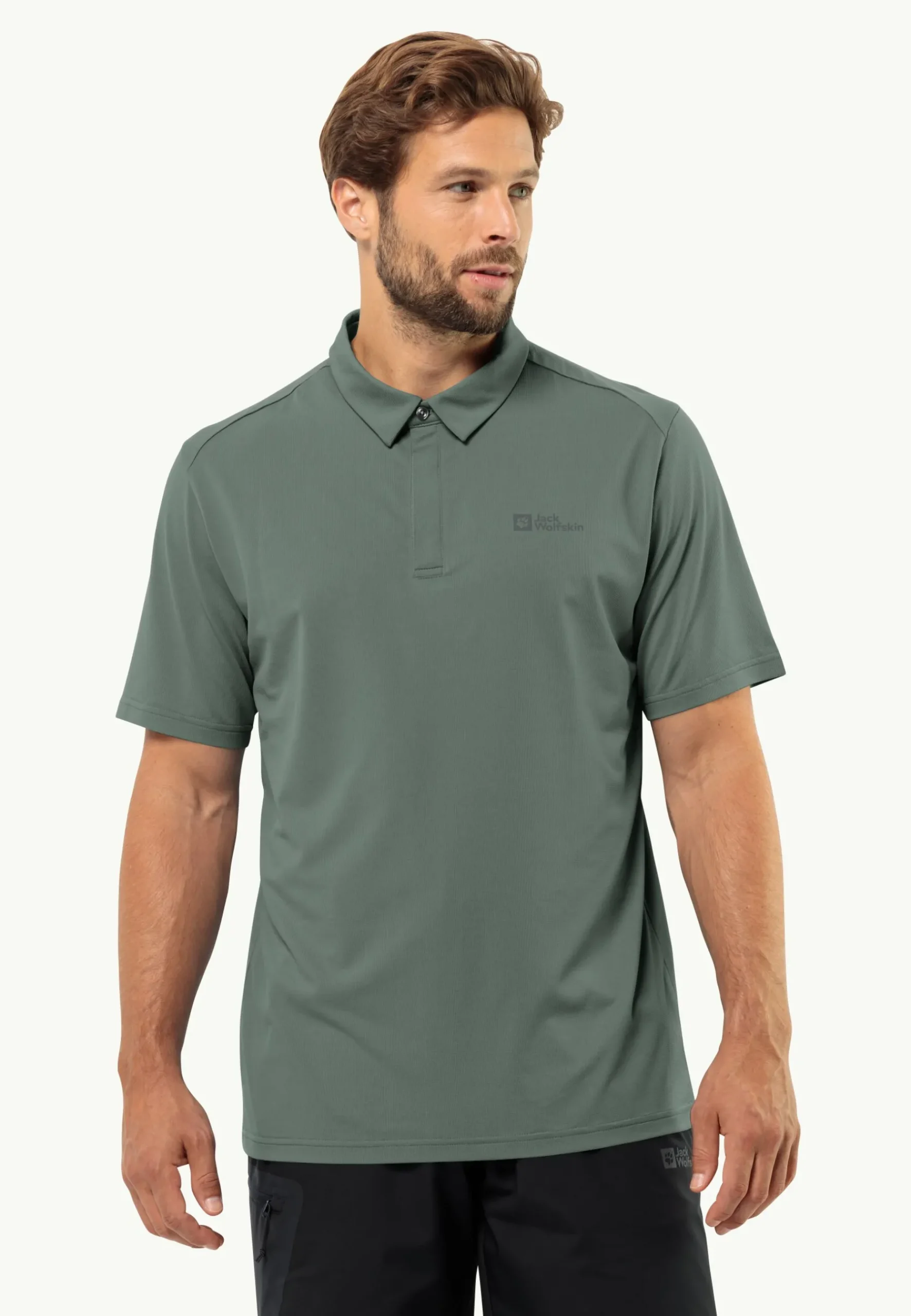 Jack Wolfskin Delgami Polo M|Heren Lifestyle|Functionele Shirts