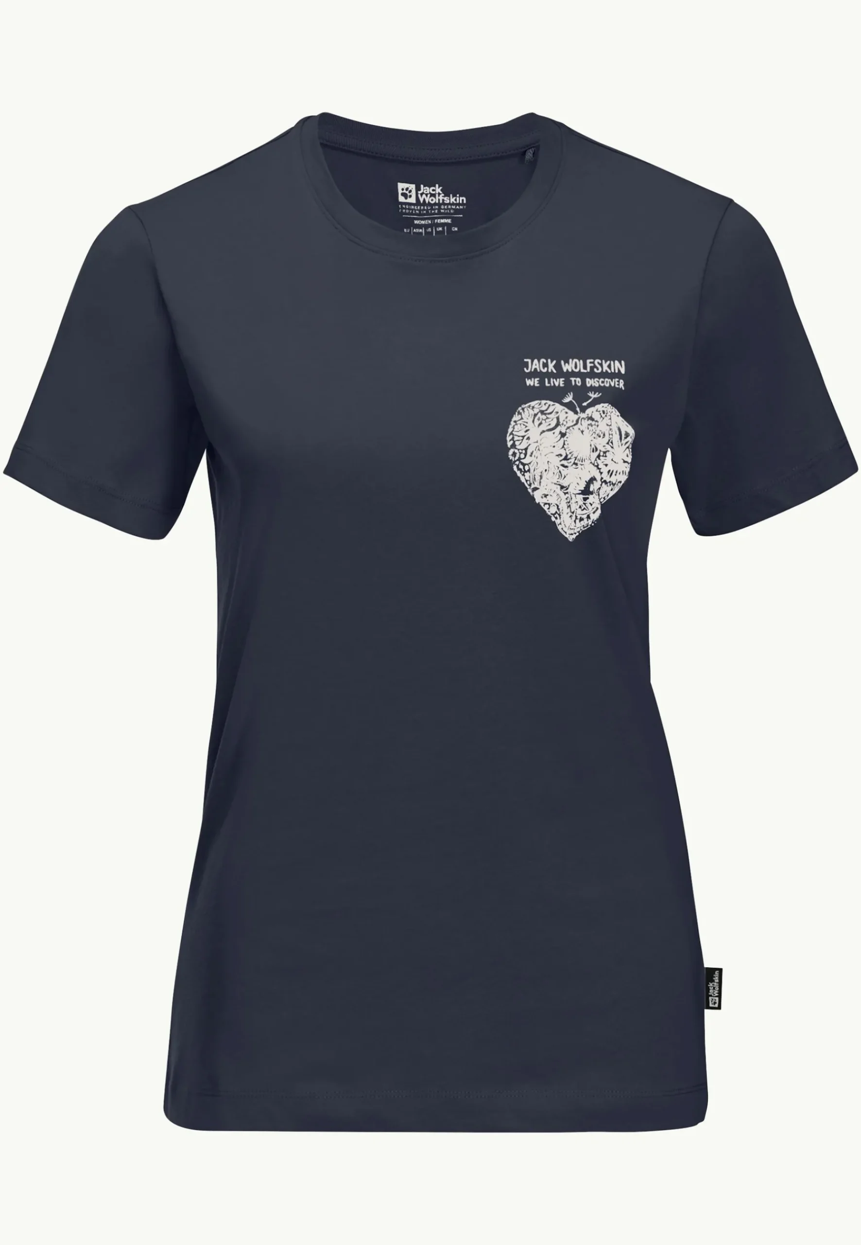Jack Wolfskin Discover Heart T W|DAMES Lifestyle|T-Shirts & Longsleeves