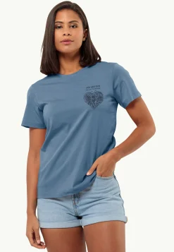 Jack Wolfskin Discover Heart T W|DAMES Lifestyle|T-Shirts & Longsleeves