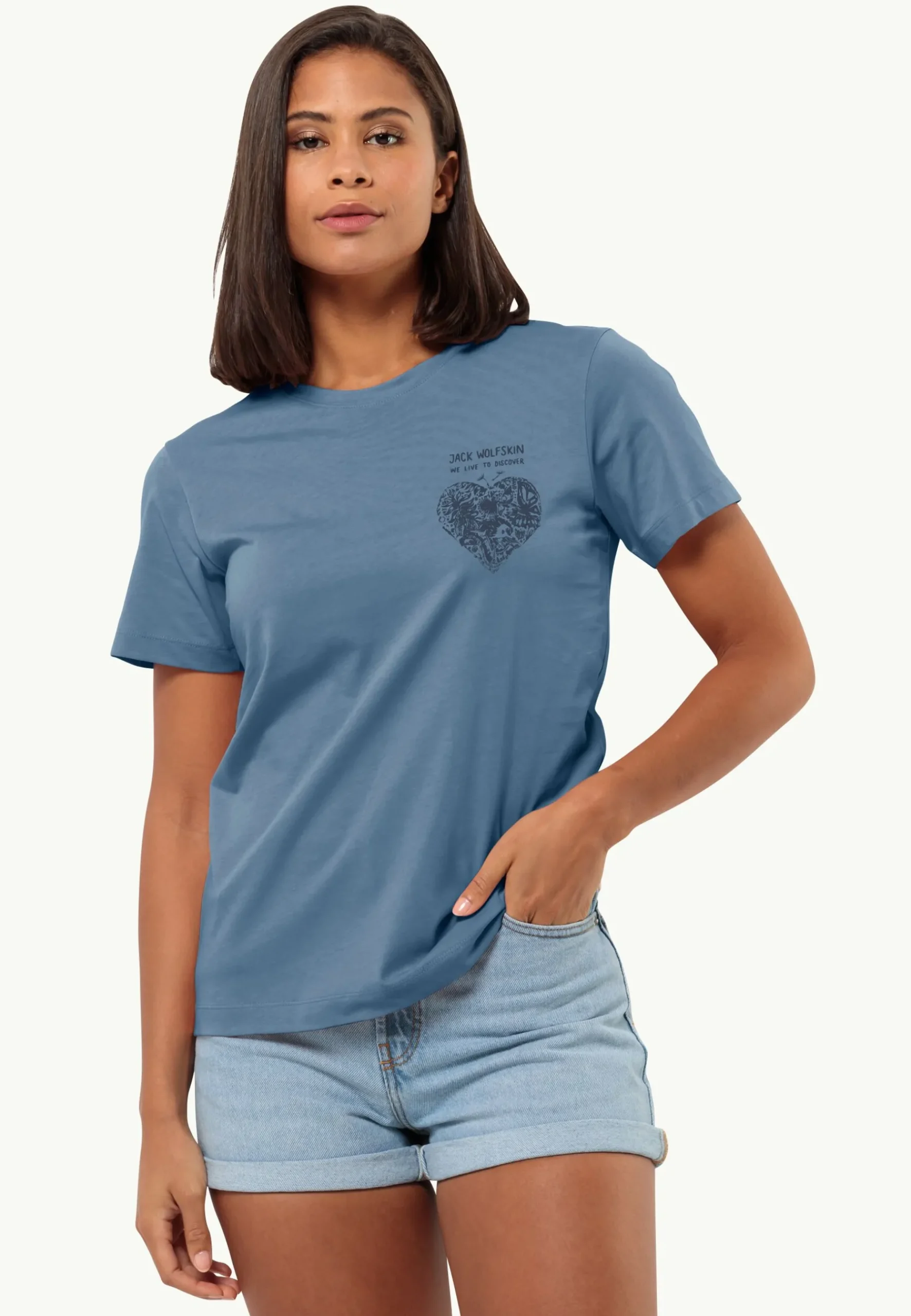 Jack Wolfskin Discover Heart T W|DAMES Lifestyle|T-Shirts & Longsleeves