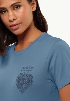 Jack Wolfskin Discover Heart T W|DAMES Lifestyle|T-Shirts & Longsleeves