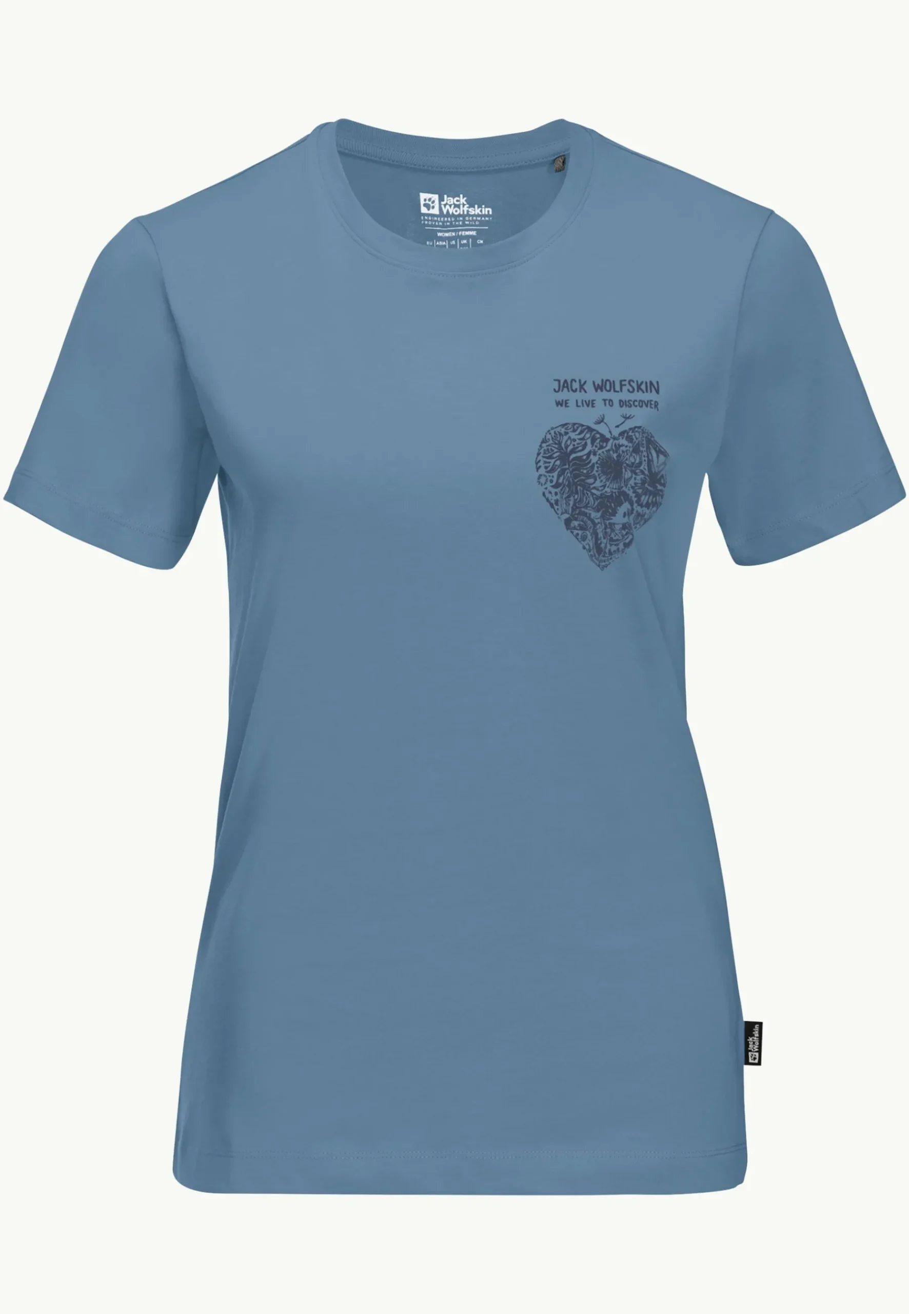 Jack Wolfskin Discover Heart T W|DAMES Lifestyle|T-Shirts & Longsleeves
