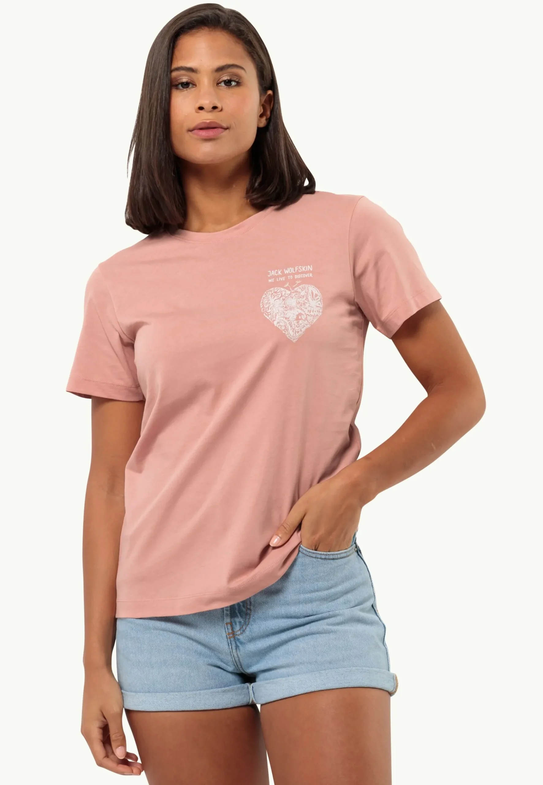 Jack Wolfskin Discover Heart T W|DAMES Lifestyle|T-Shirts & Longsleeves