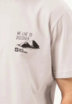 Jack Wolfskin Discover T M|Heren Lifestyle|T-Shirts & Longsleeves