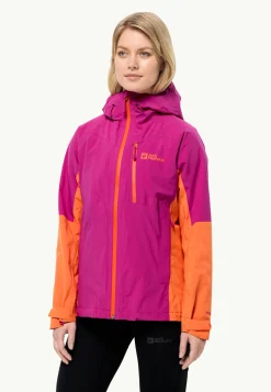 Jack Wolfskin Eagle Peak 2l Jkt W|DAMES Wandelen|Voor- En Najaarsjacks/-Jassen