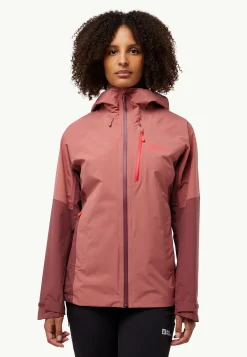 Jack Wolfskin Eagle Peak 2l Jkt W|DAMES Voor- En Najaarsjacks/-Jassen|Regenjacks