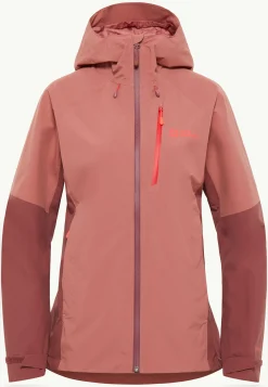 Jack Wolfskin Eagle Peak 2l Jkt W|DAMES Voor- En Najaarsjacks/-Jassen|Regenjacks
