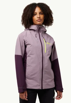 Jack Wolfskin Eagle Peak 2l Jkt W|DAMES Voor- En Najaarsjacks/-Jassen|Regenjacks