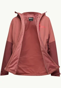 Jack Wolfskin Eagle Peak 2l Jkt W|DAMES Voor- En Najaarsjacks/-Jassen|Regenjacks