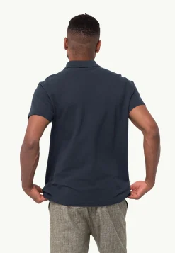 Jack Wolfskin Essential Polo M|Heren Lifestyle|Poloshirts