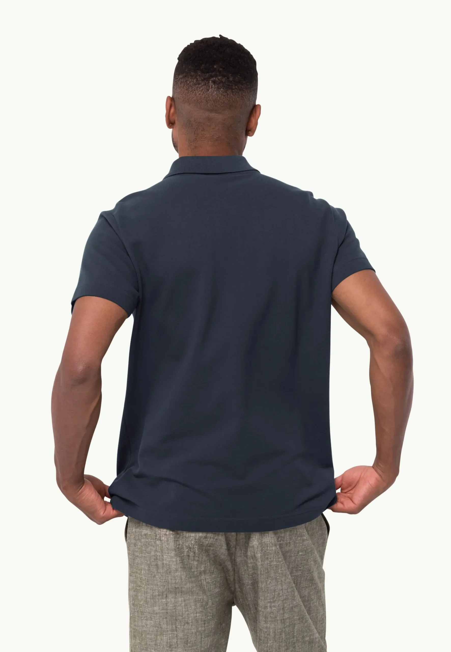 Jack Wolfskin Essential Polo M|Heren Lifestyle|Poloshirts