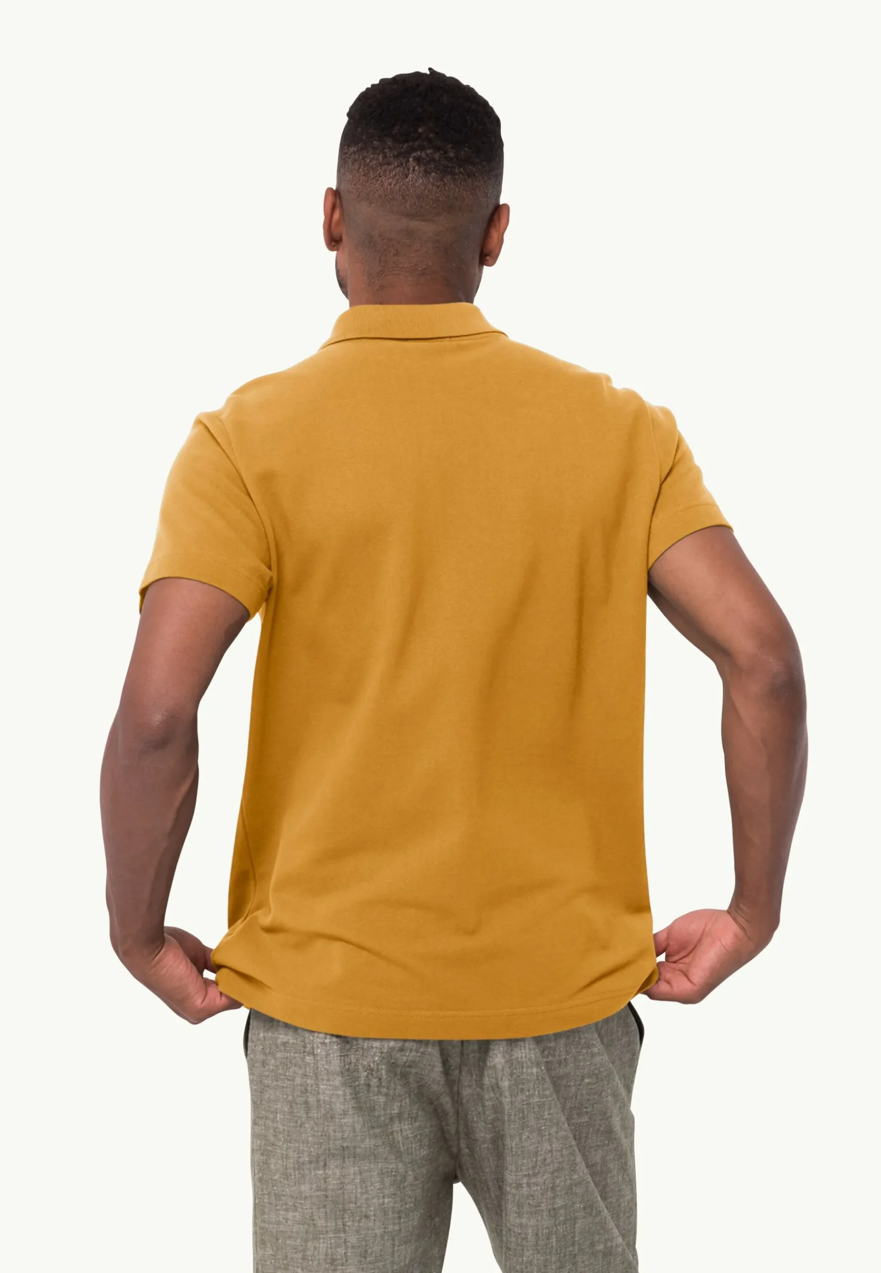 Jack Wolfskin Essential Polo M|Heren Lifestyle|Poloshirts