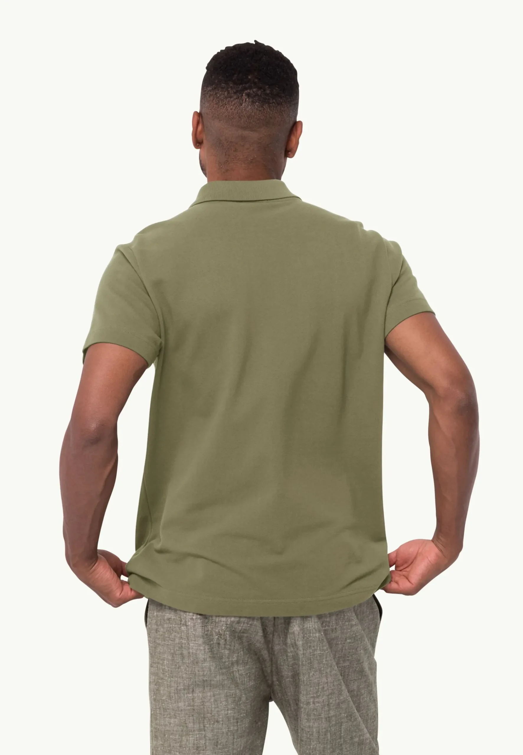 Jack Wolfskin Essential Polo M|Heren Lifestyle|Poloshirts