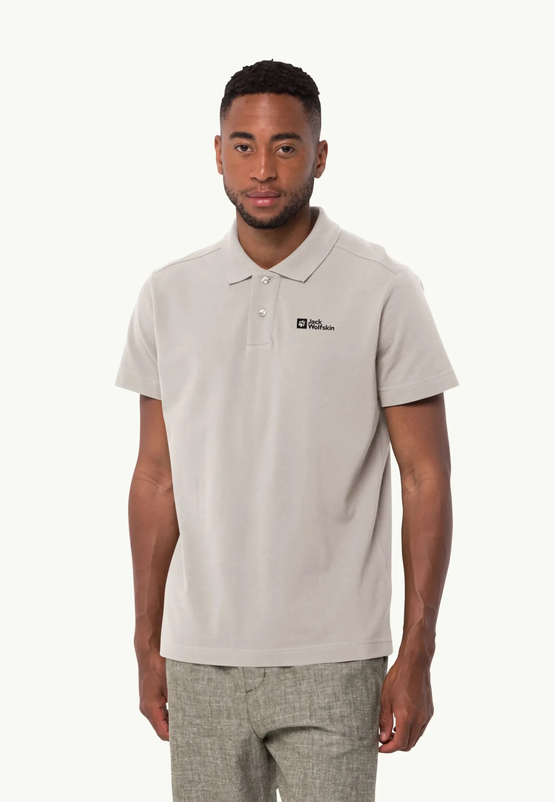 Jack Wolfskin Essential Polo M|Heren Lifestyle|Poloshirts