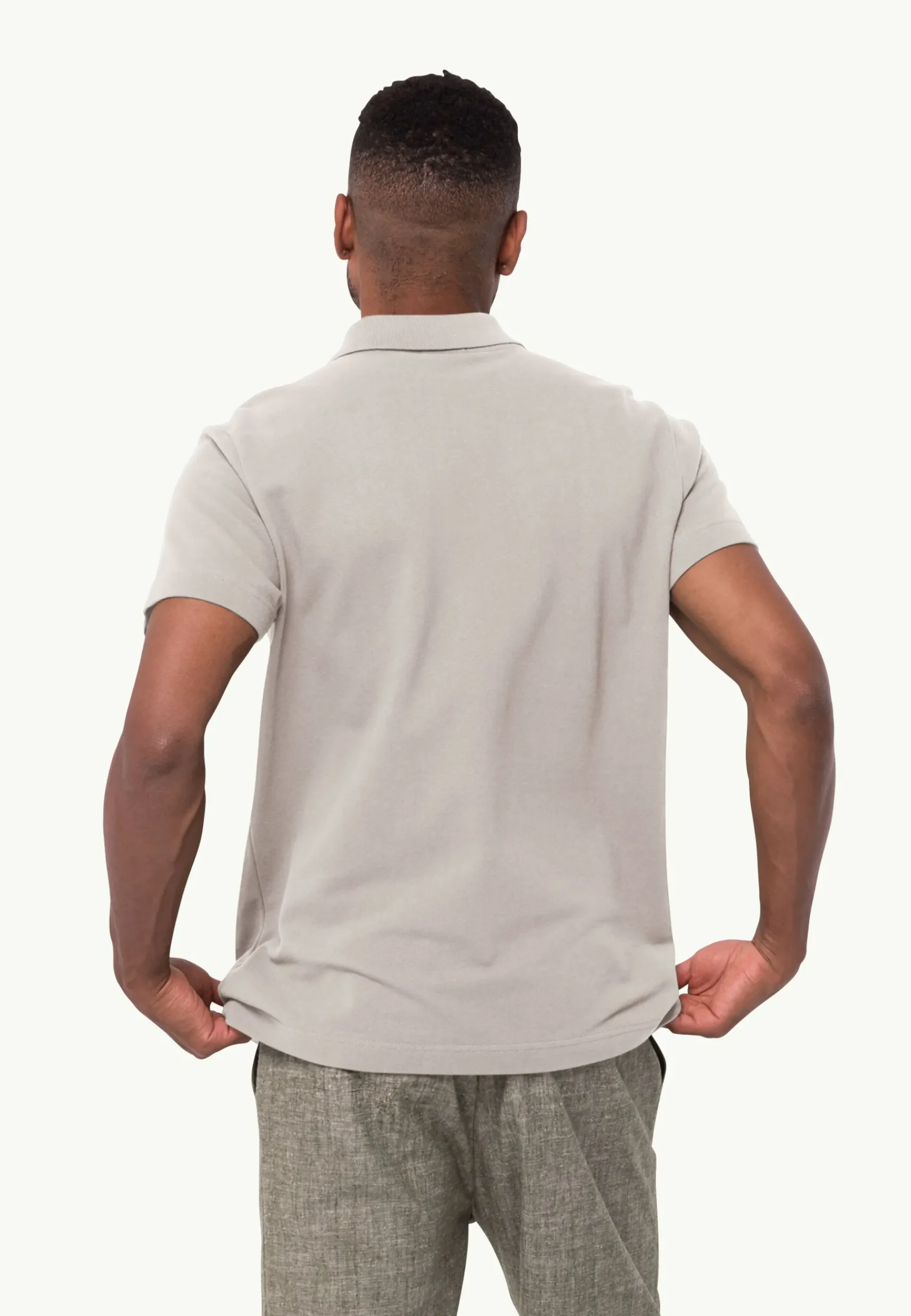 Jack Wolfskin Essential Polo M|Heren Lifestyle|Poloshirts