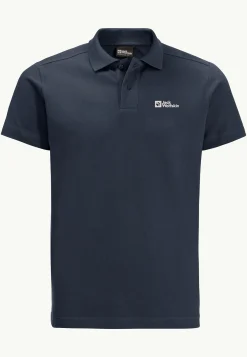 Jack Wolfskin Essential Polo M|Heren Lifestyle|Poloshirts