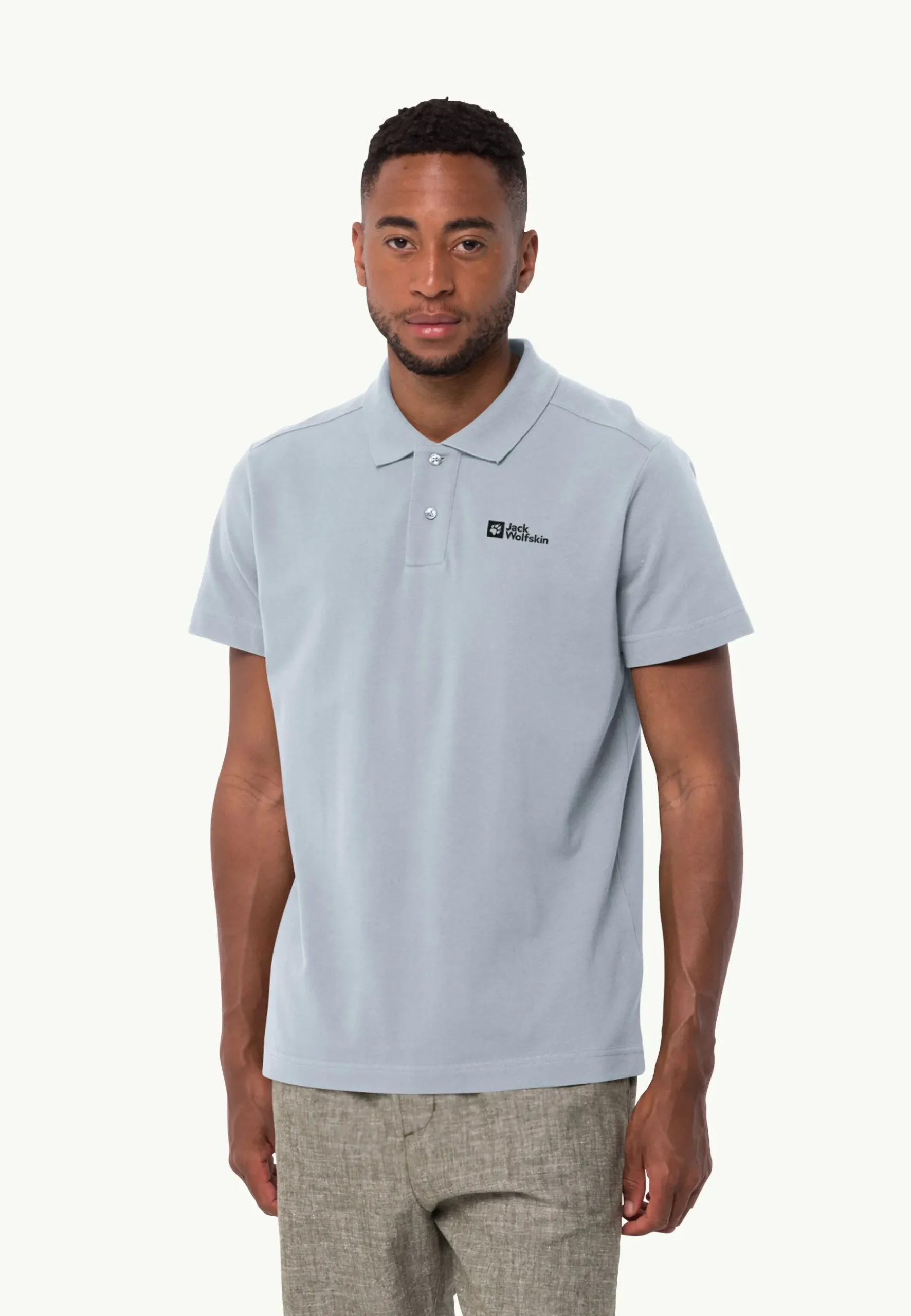 Jack Wolfskin Essential Polo M|Heren Lifestyle|Poloshirts