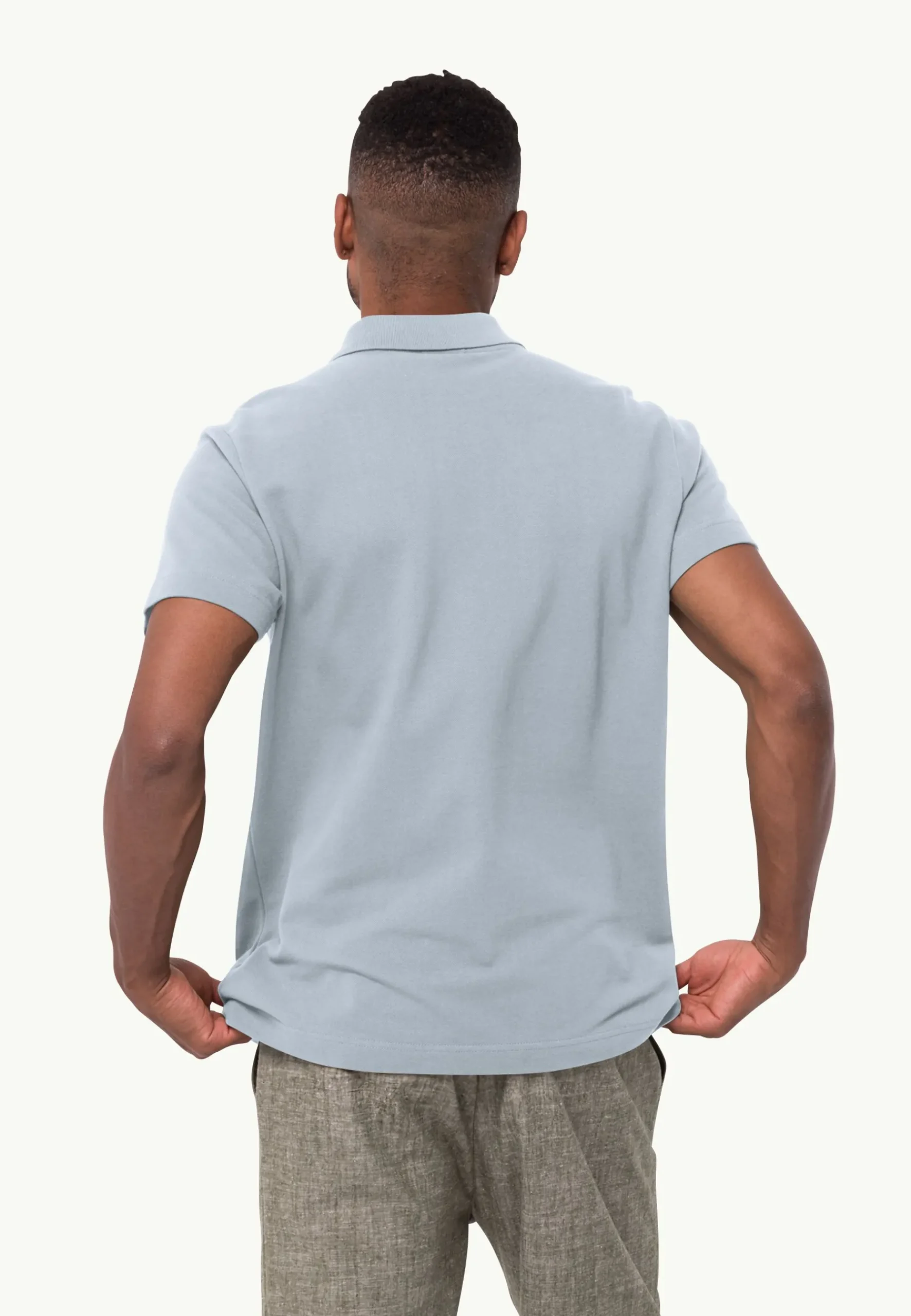 Jack Wolfskin Essential Polo M|Heren Lifestyle|Poloshirts