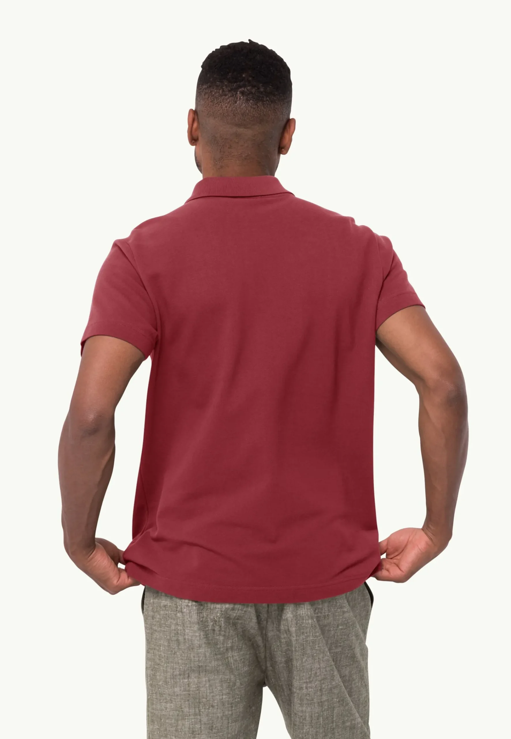 Jack Wolfskin Essential Polo M|Heren Lifestyle|Poloshirts