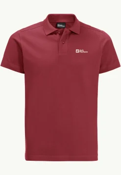 Jack Wolfskin Essential Polo M|Heren Lifestyle|Poloshirts