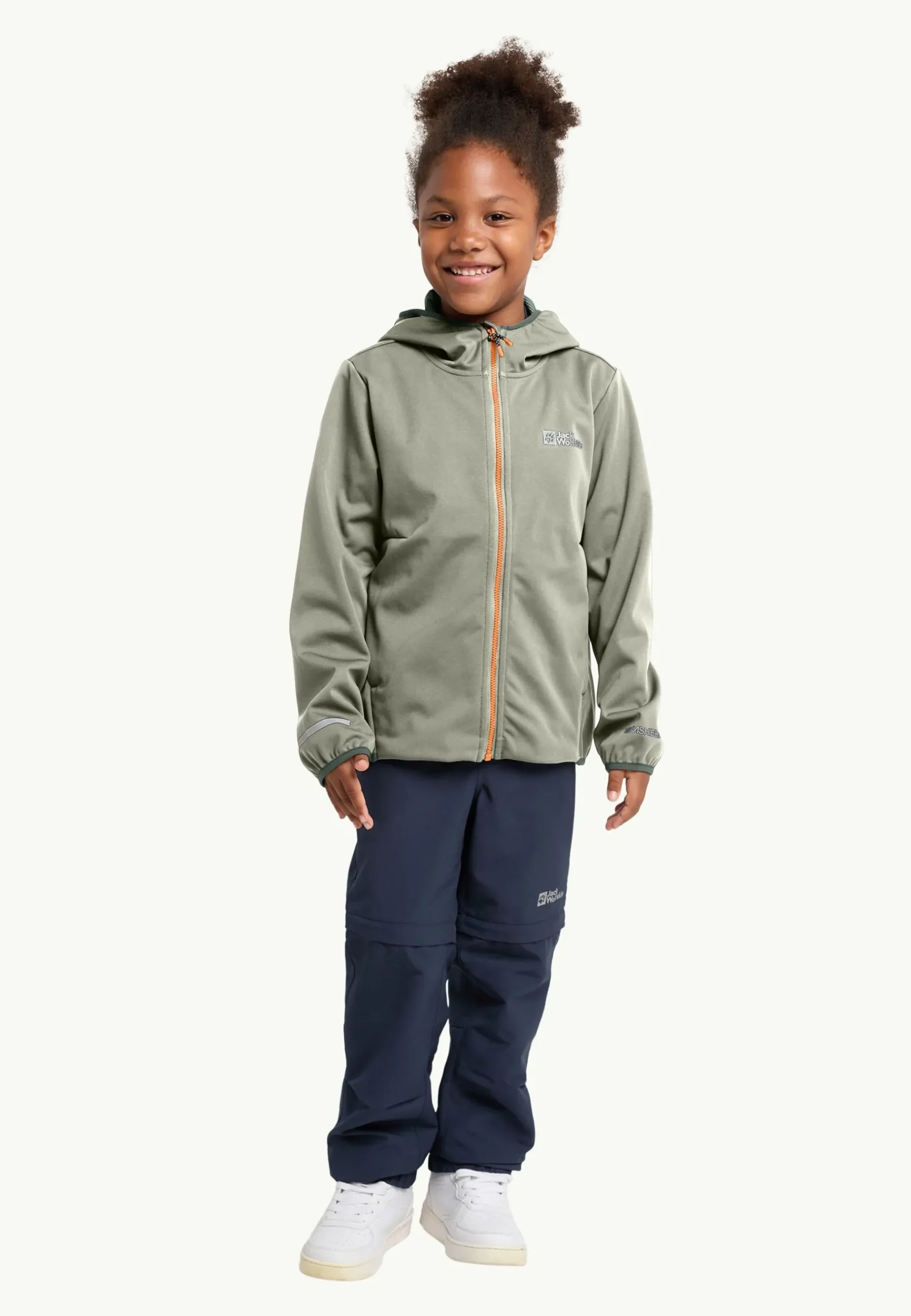 Jack Wolfskin Feldberg Hooded Jkt K|Kinderen Voor- En Najaarsjacks/-Jassen|Windjacks