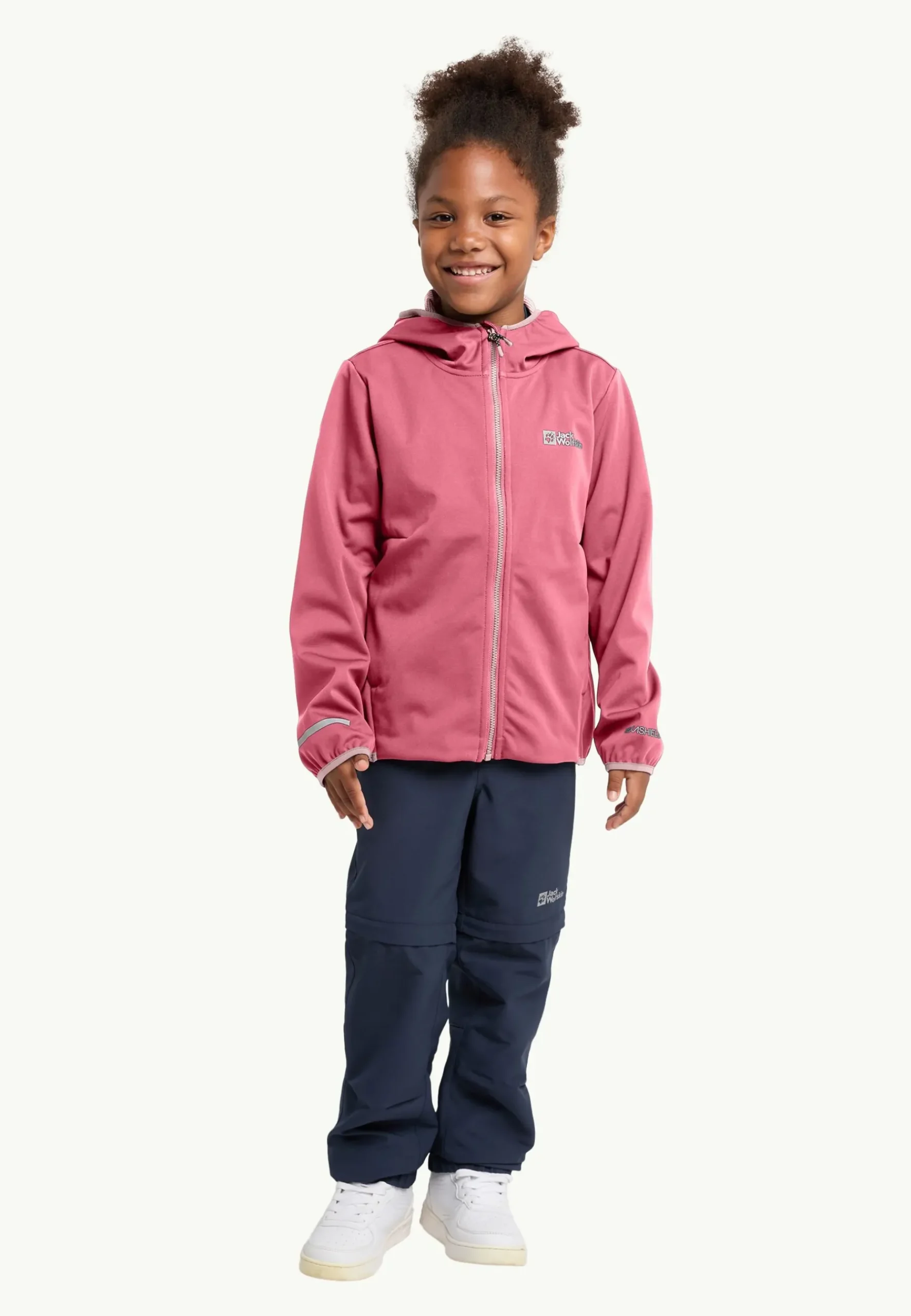 Jack Wolfskin Feldberg Hooded Jkt K|Kinderen Voor- En Najaarsjacks/-Jassen|Windjacks