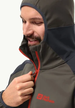 Jack Wolfskin Feldberg Hoody M|Heren Wandelen|Voor- En Najaarsjacks/-Jassen